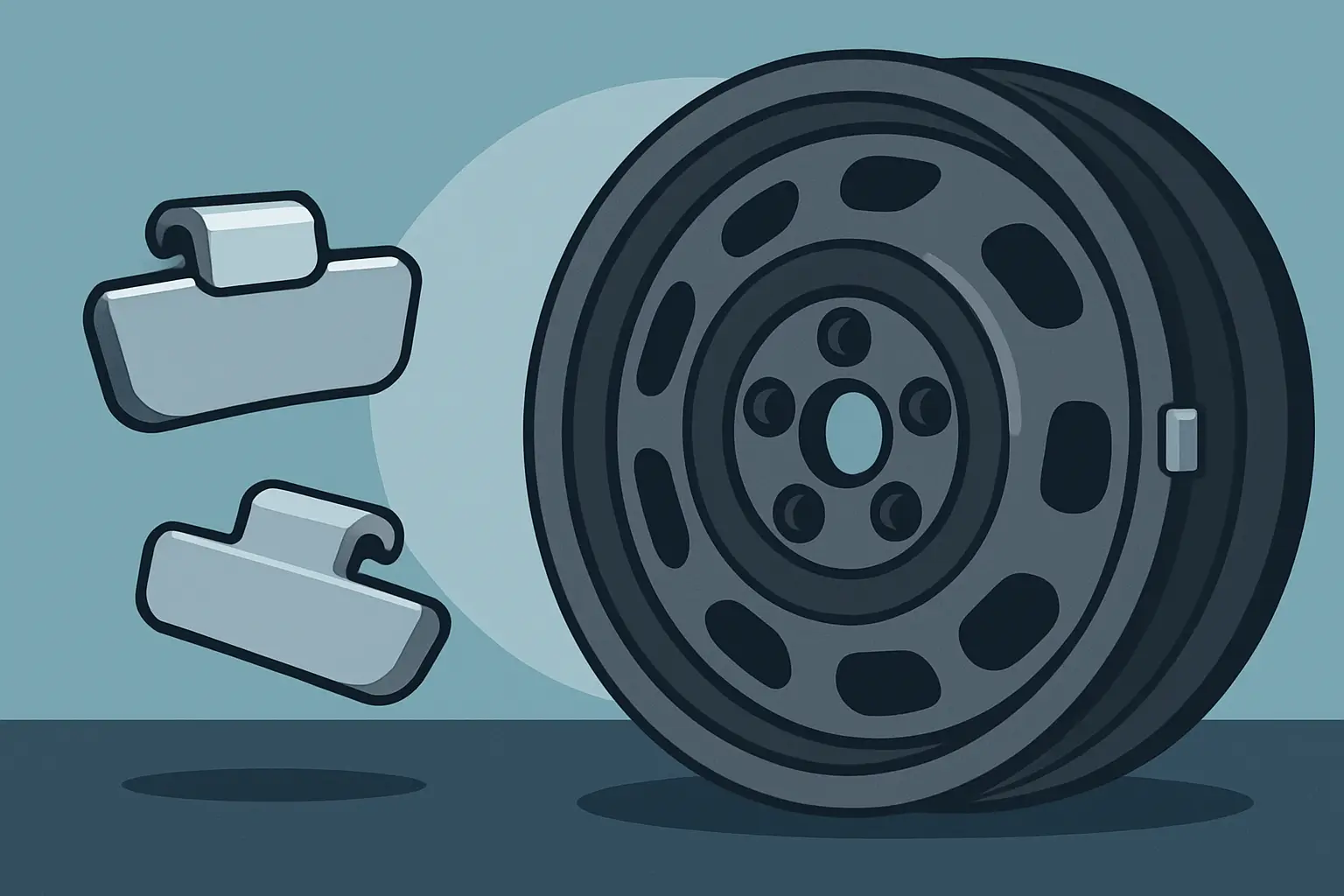 Slagsvikter på stålfälg - rätt val som håller