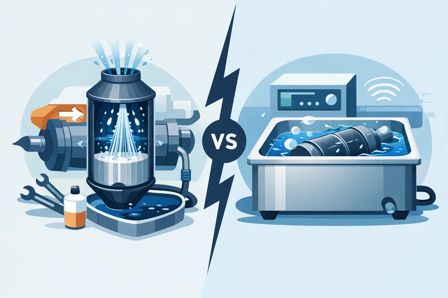 DPF flushing vs ultraljudstvätt - vad lönar sig?