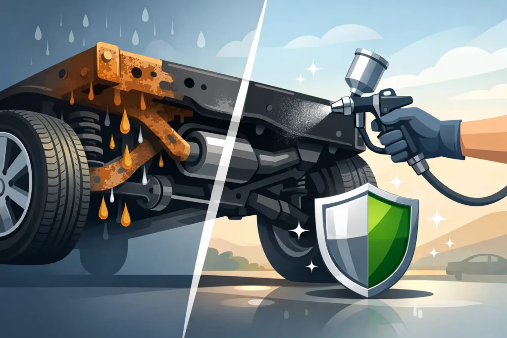 Rätt rostskydd för chassi håller längre