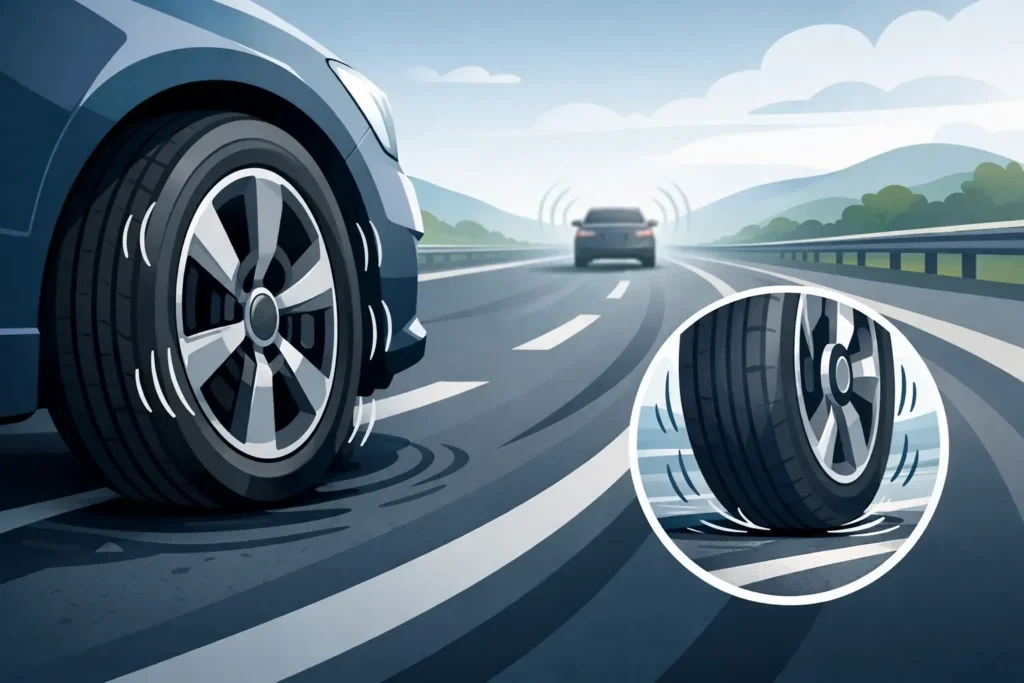 Varför vibrerar hjulen vid 90 km/h?