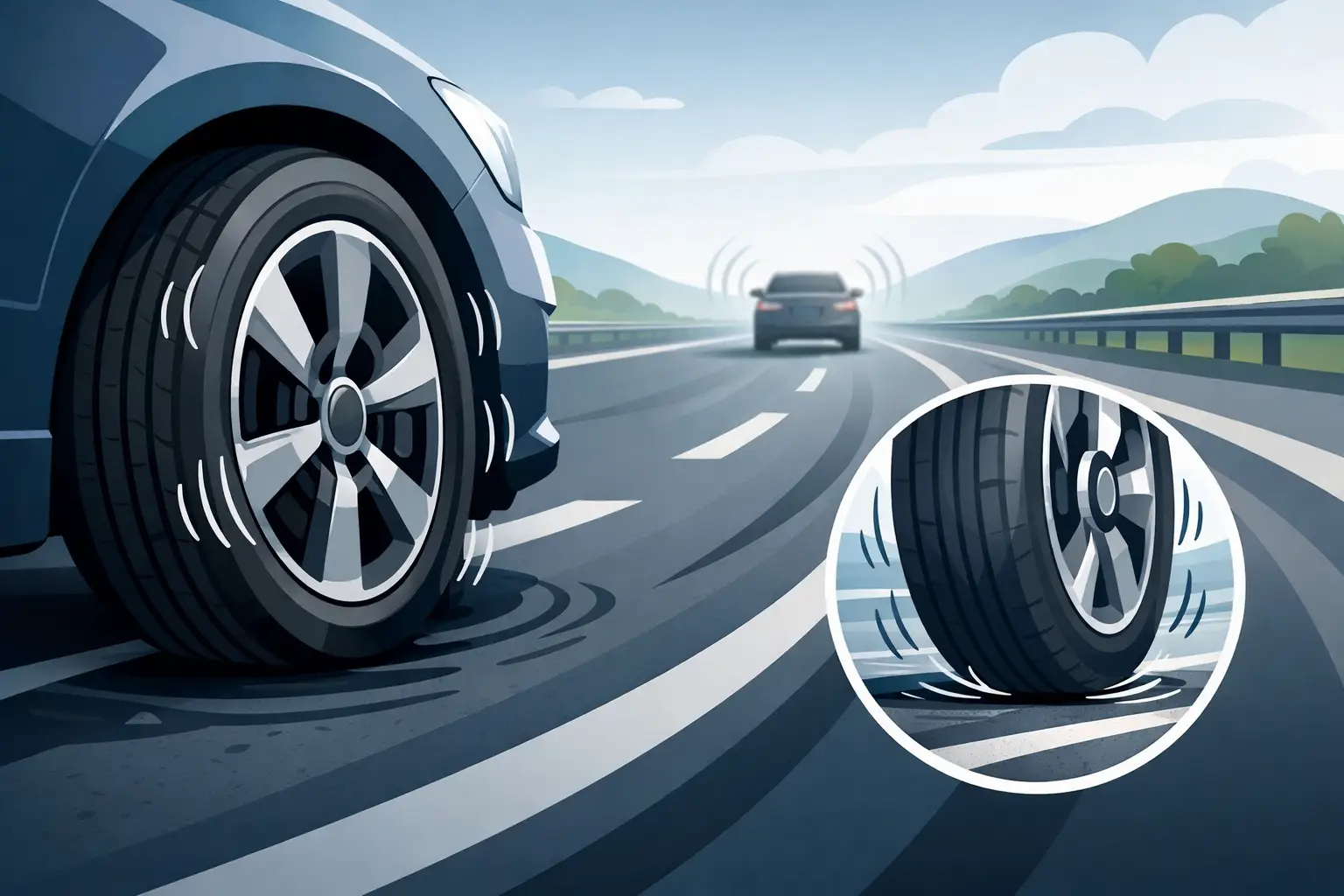 Varför vibrerar hjulen vid 90 km/h?