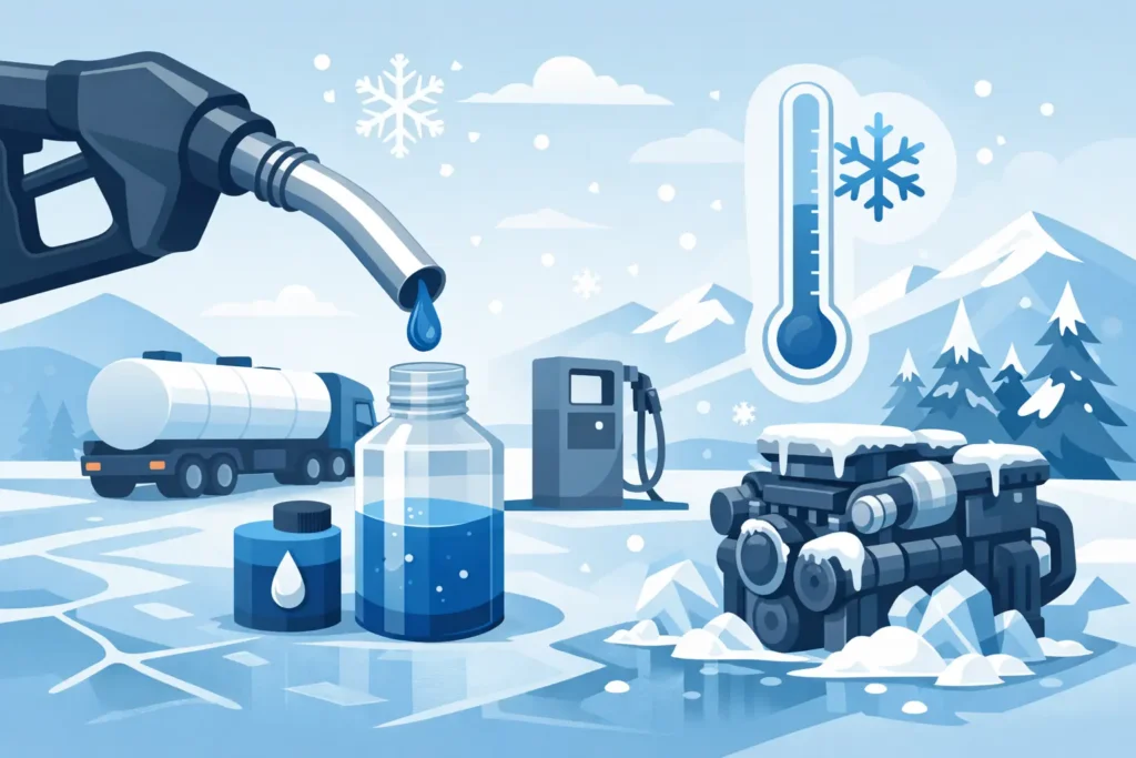Dosera vinteradditiv i diesel vid kyla rätt