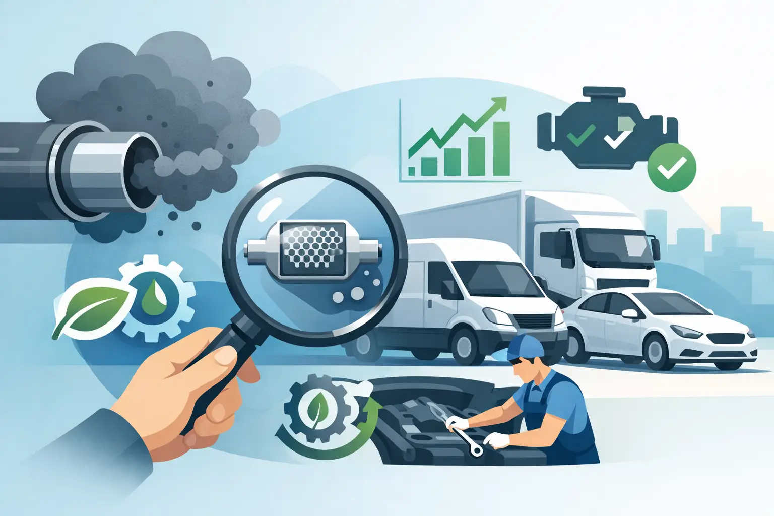 Så minskar du DPF-problem i fordonsflotta