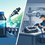 Dieseladditiv jämfört med verkstadsrengöring
