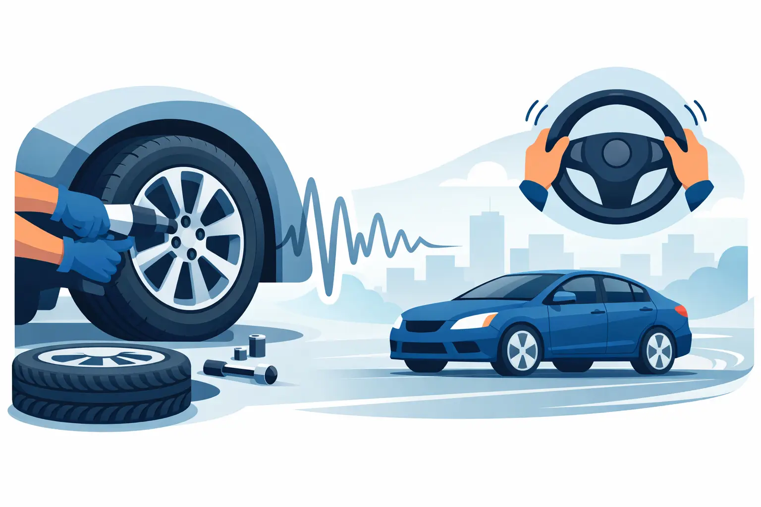 Så undviker du vibrationer efter däckbyte