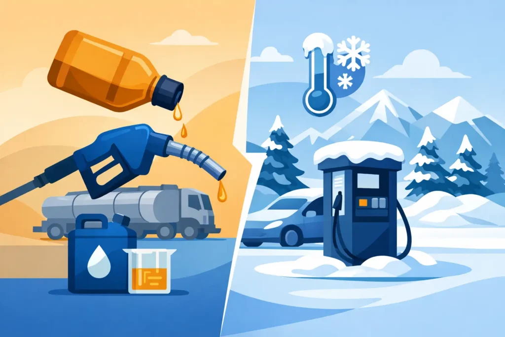 Dieseladditiv eller vinterdiesel - vad behövs?