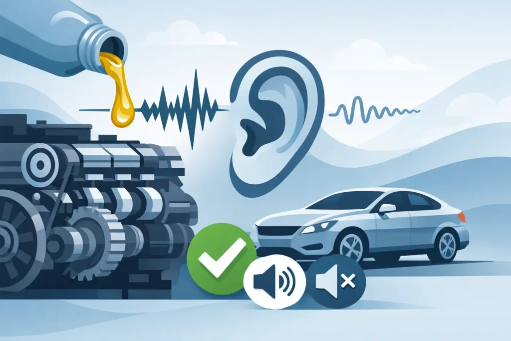 Kan oljeadditiv minska motorljud på riktigt?