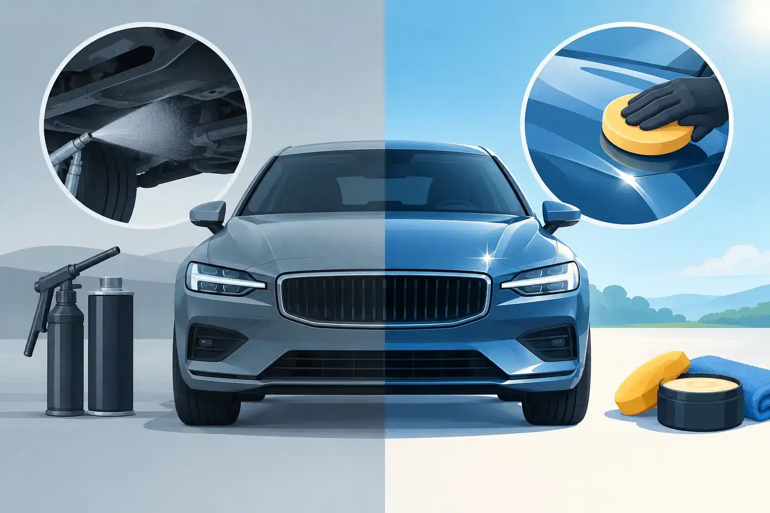 Korrosionsskydd eller vaxbehandling för bilen?