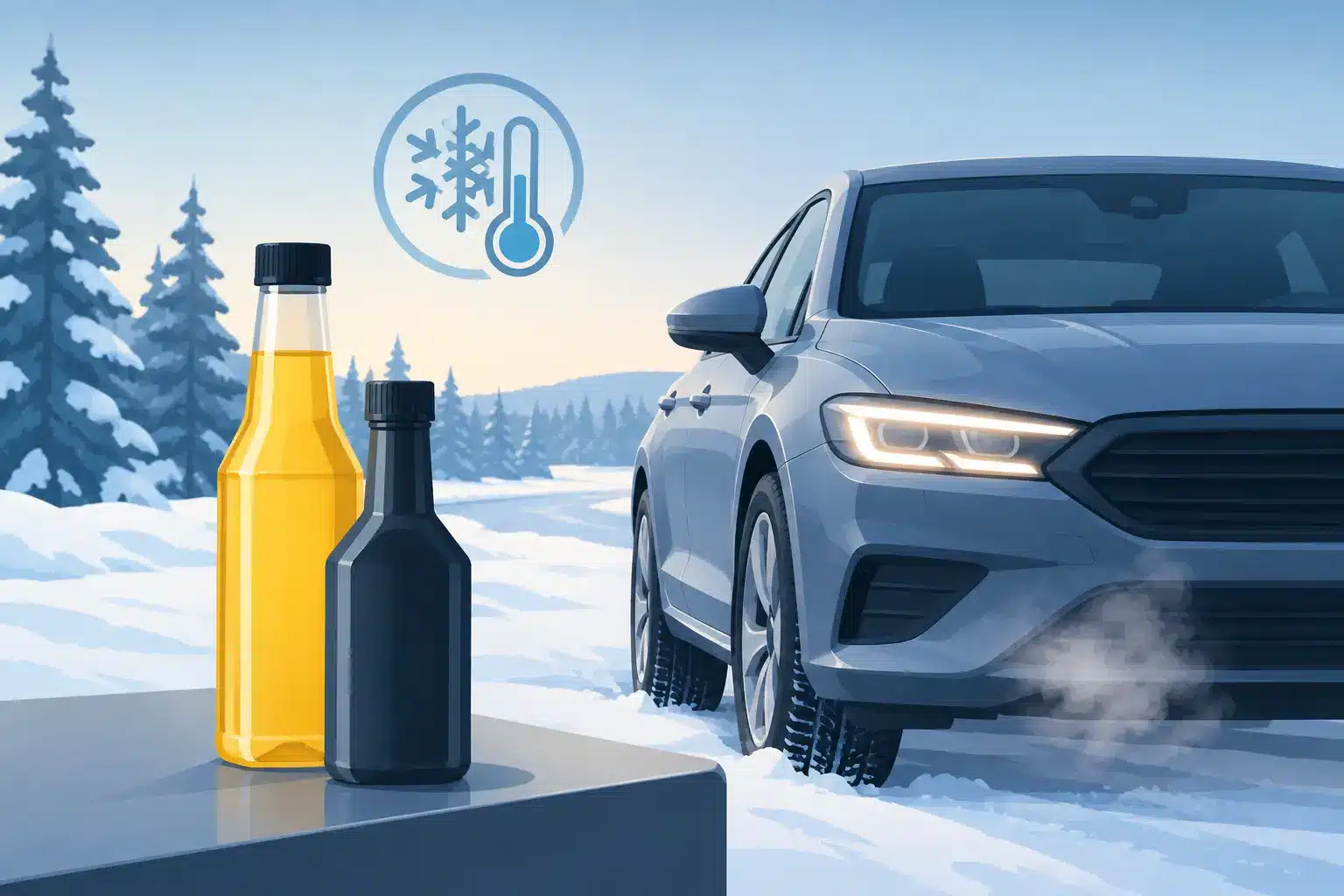 Test av bränsleadditiv vid kallstart i praktiken